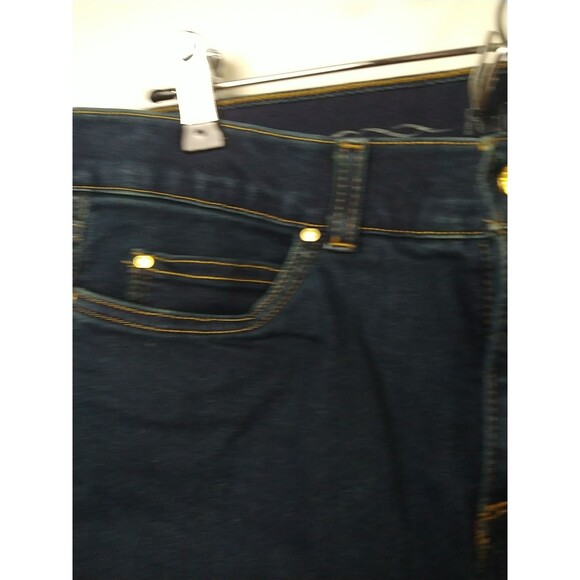 Rafaella Weekend Woman's 12 Jeans Cropped Mid Rise Straight Dark Stretch Denim - Picture 3 of 9